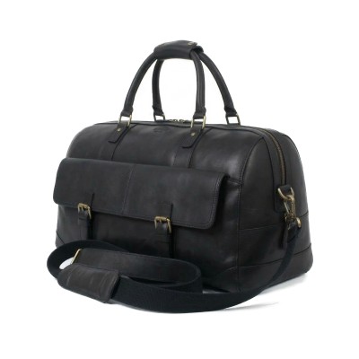 Grand sac de voyage en cuir 28x49x24 cm DECOX
