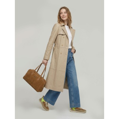 Baskets combinées en cuir modèle JEQUIN