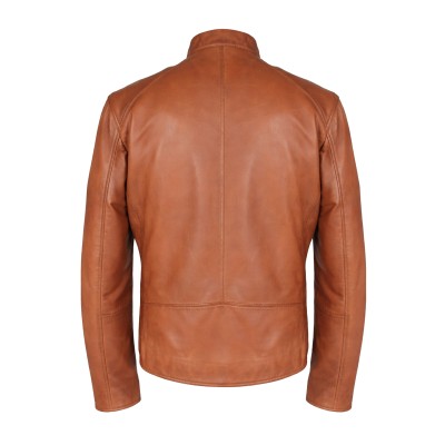 Veste en cuir zippée NAULE