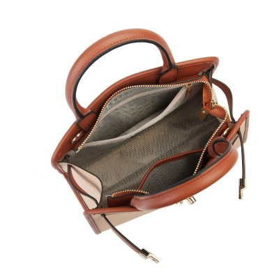 Sac en cuir à double anse 25x19x9 cm PALMA