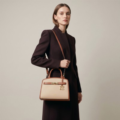 Sac en cuir à double anse 25x19x9 cm PALMA