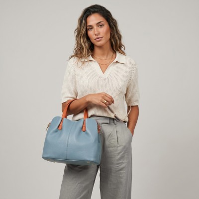 Sac en cuir à double anse 30x21x13,5 cm SOMO