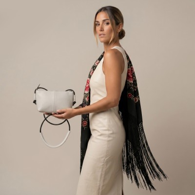 Sac bandoulière en cuir 18x12x5 cm CANASTERO