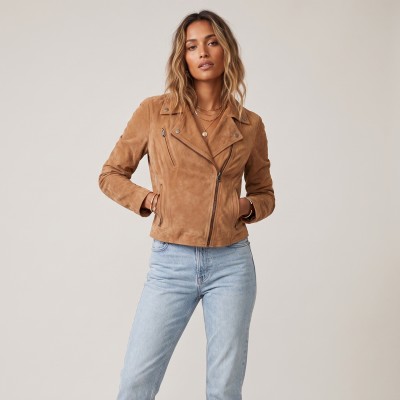 Perfect type veste en daim modèle CANELA