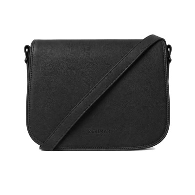 Sac bandoulière en cuir 25x20x8 cm LUVIN