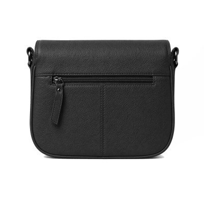 Sac bandoulière en cuir 25x20x8 cm LUVIN