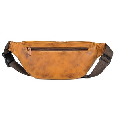 Banane en cuir avec plusieurs compartiments 30x11x7 cm