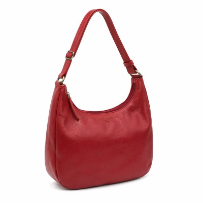 Sac en cuir avec fermeture éclair 22x19x8 cm MINE