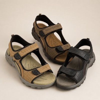 Sandales en cuir MOUNTAIN avec fermeture velcro Zerimar - 8