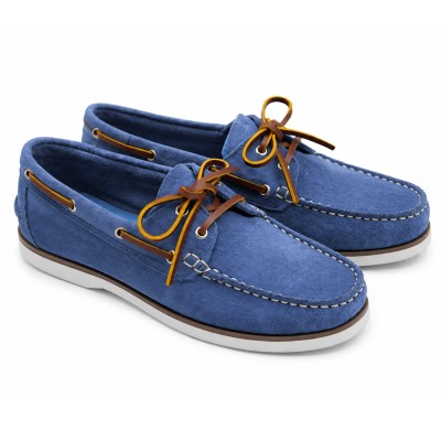 Mocassins à Lacets en Cuir Suédé Modèle VERANO