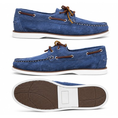 Mocassins à Lacets en Cuir Suédé Modèle VERANO