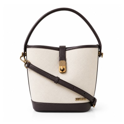 Sac en Cuir à Double Anse 22x20x10,5 cm Modèle CANELA