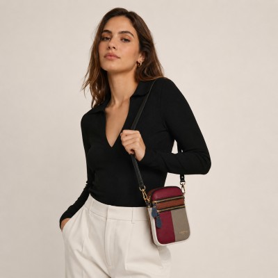 Mini Sac Bandoulière en Cuir 18x12x3 cm DATA