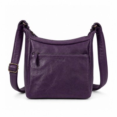Sac bandoulière en cuir 28x24x11 cm MISTIK