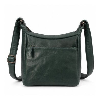 Sac bandoulière en cuir 28x24x11 cm MISTIK
