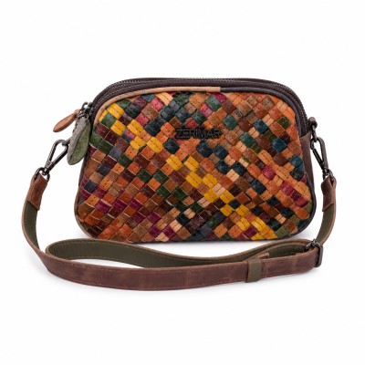 Sac en Cuir à Double Anse 22x15x7 cm Modèle TRENZA