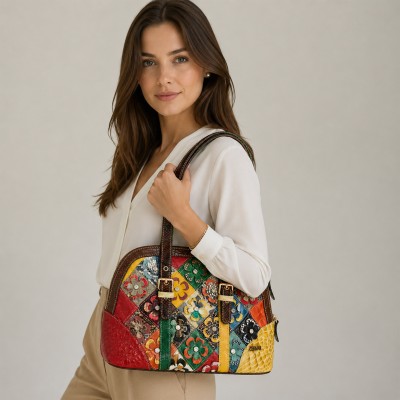 Sac en Cuir à Double Anse 33x24x15 cm COLORADE