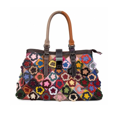 Sac en Cuir à Double Anse 38x24x16 cm BAGEI