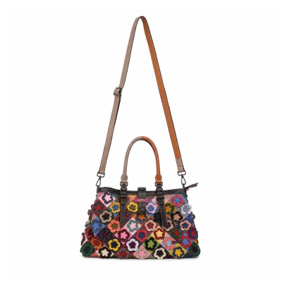 Sac en Cuir à Double Anse 38x24x16 cm BAGEI