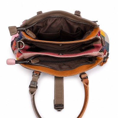 Sac en Cuir à Double Anse 38x24x16 cm BAGEI