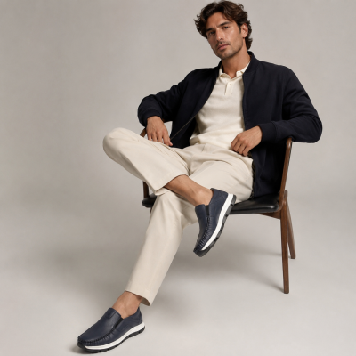 Mocassins en cuir modèle ARANDA