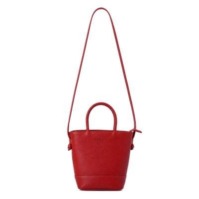 Mini sac en cuir à double poignée 18x12x9 cm HAMPER