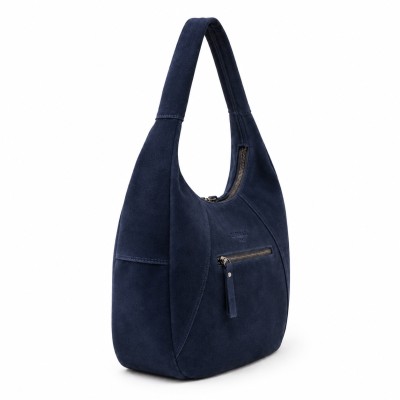 Sac à bandoulière bohème en daim 40x28x12 cm