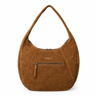 Sac à bandoulière bohème en daim 40x28x12 cm