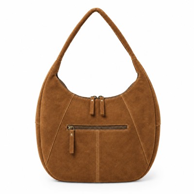 Sac à bandoulière bohème en daim 40x28x12 cm