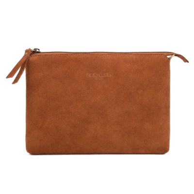 Sac bandoulière en daim avec anse 27x18 cm ONZA