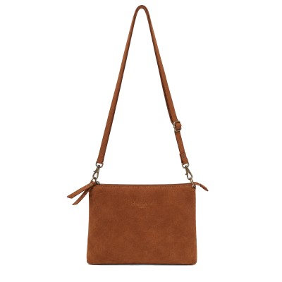 Sac bandoulière en daim avec anse 27x18 cm ONZA