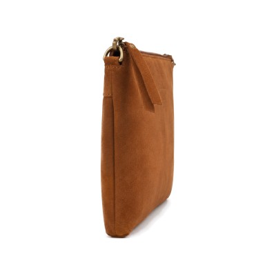 Sac bandoulière en daim avec anse 27x18 cm ONZA