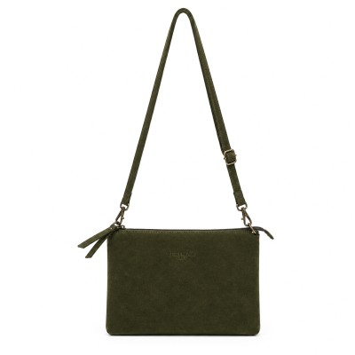 Sac bandoulière en daim avec anse 27x18 cm ONZA