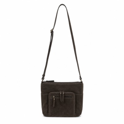 Sac bandoulière en daim 30x24x10 cm RITA