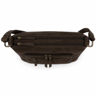 Sac bandoulière en daim 30x24x10 cm RITA