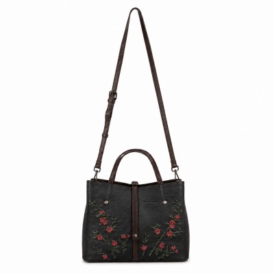 Sac à main en cuir à double anse 24x30x13 cm FIORI