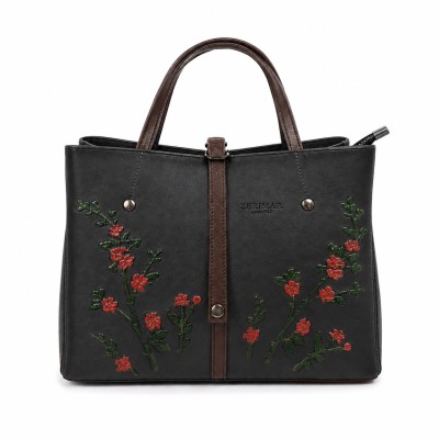Sac à main en cuir à double anse 24x30x13 cm FIORI