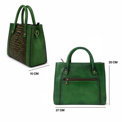 Sac en cuir à double anse 27x25x10 cm MEDINA