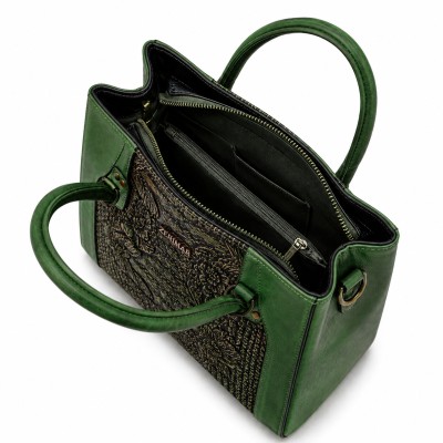 Sac en cuir à double anse 27x25x10 cm MEDINA