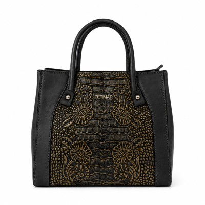 Sac en cuir à double anse 27x25x10 cm MEDINA