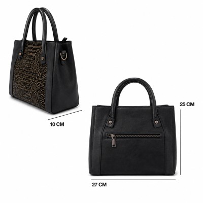 Sac en cuir à double anse 27x25x10 cm MEDINA