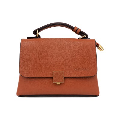 Sac en cuir à double anse 19x14x8 cm LIVIA