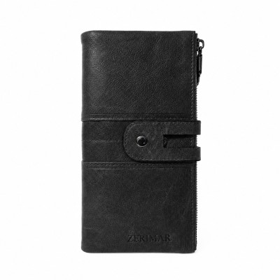Portefeuille multi-usages en cuir 19x9,5 cm