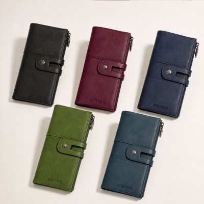 Portefeuille multi-usages en cuir 19x9,5 cm