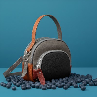 Sac à main en cuir à double anses 18x16x8 cm FRUITS