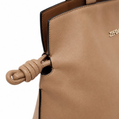 Grand sac clutch porté épaule en cuir 40x30x14 cm