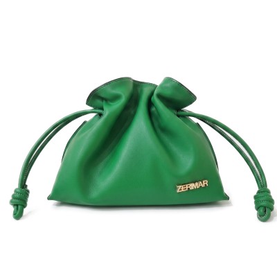 Petit sac clutch bandoulière en cuir 24x18x9,5 cm