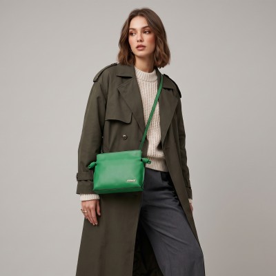 Petit sac clutch bandoulière en cuir 24x18x9,5 cm