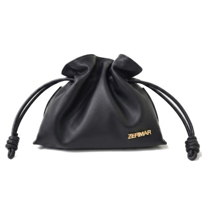 Petit sac clutch bandoulière en cuir 24x18x9,5 cm