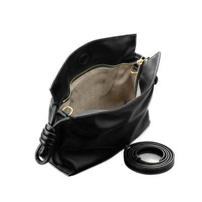 Petit sac clutch bandoulière en cuir 24x18x9,5 cm